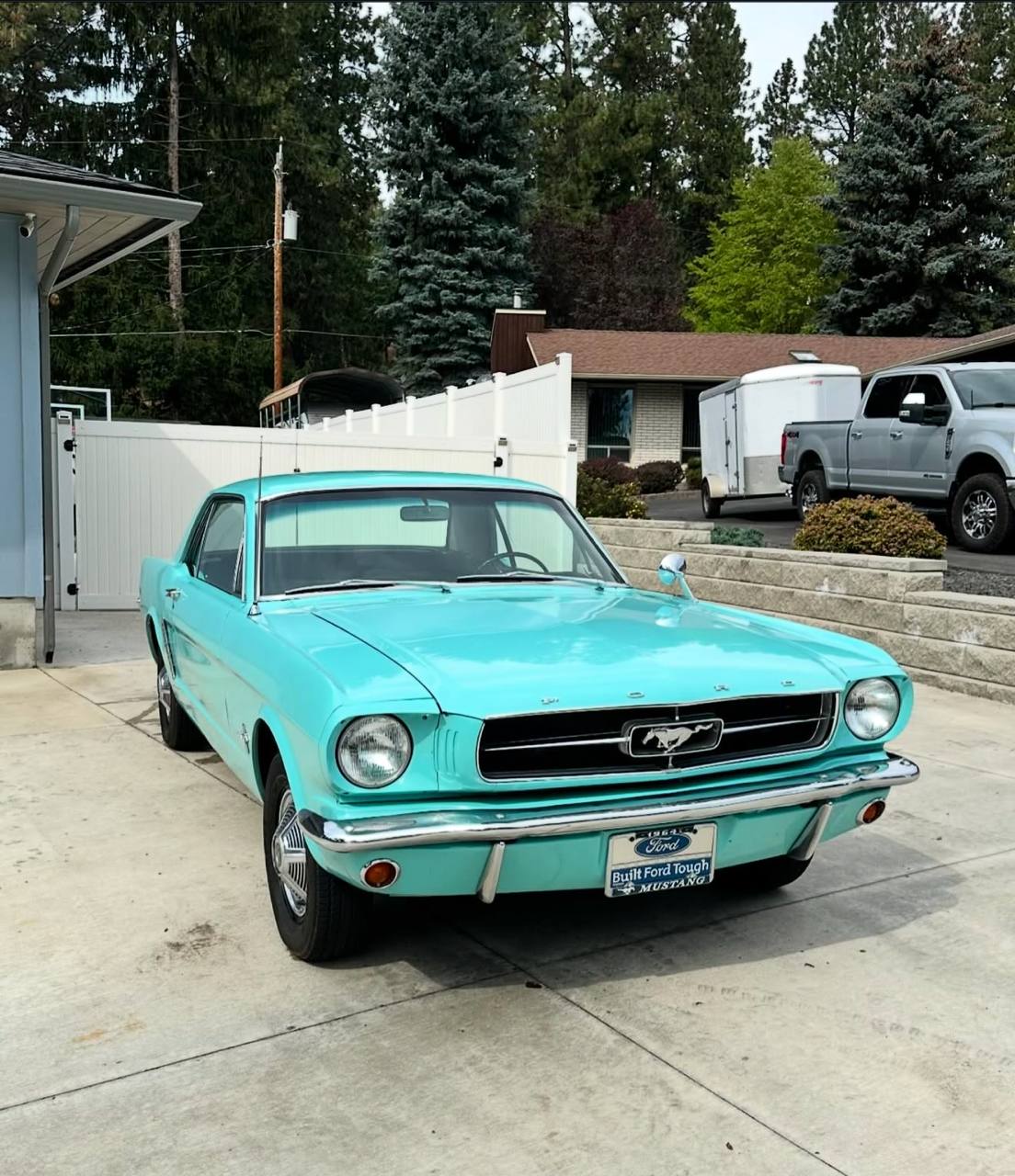 Classic 1965 Ford Mustang detailed in Spokane